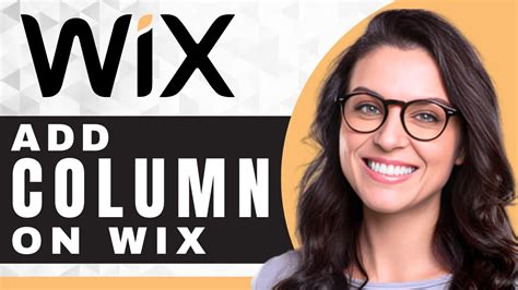 add column to Wix website